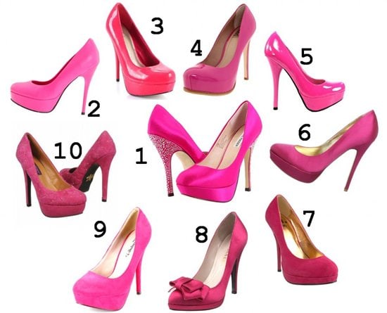 10 pink high heels women's shoes