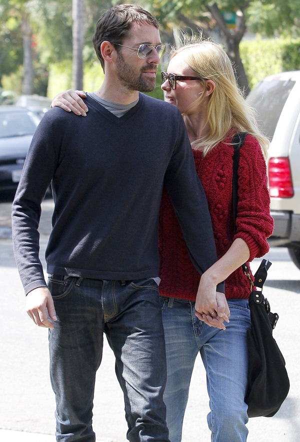 Kate Bosworth and her boyfriend, director Michael Polish, left Lemonade restaurant in West Hollywood after a scrumptious meal