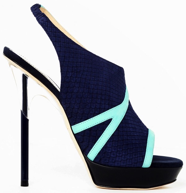 Aperlai Blue Open Toe Sandals