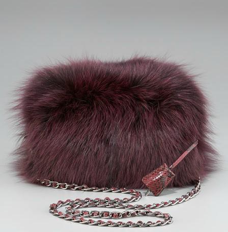 Prada Fox Fur Clutch
