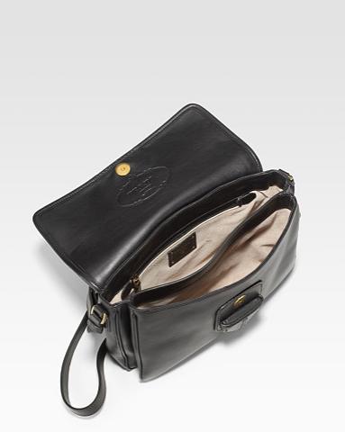 Prada Pattina Messenger in Black