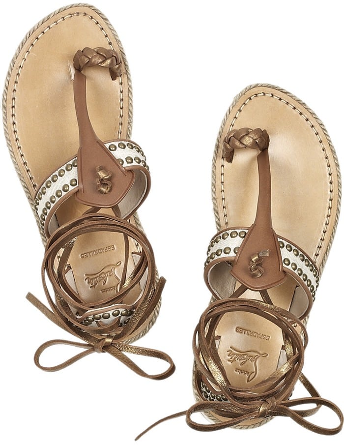 Christian Louboutin 'Hola Chica' Flat Sandals