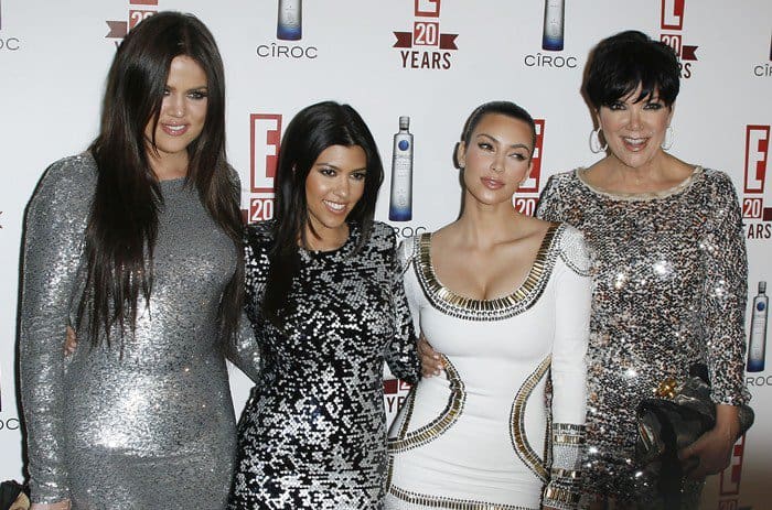 Khloé Kardashian, Kourtney Kardashian, Kim Kardashian and Kris Jenner