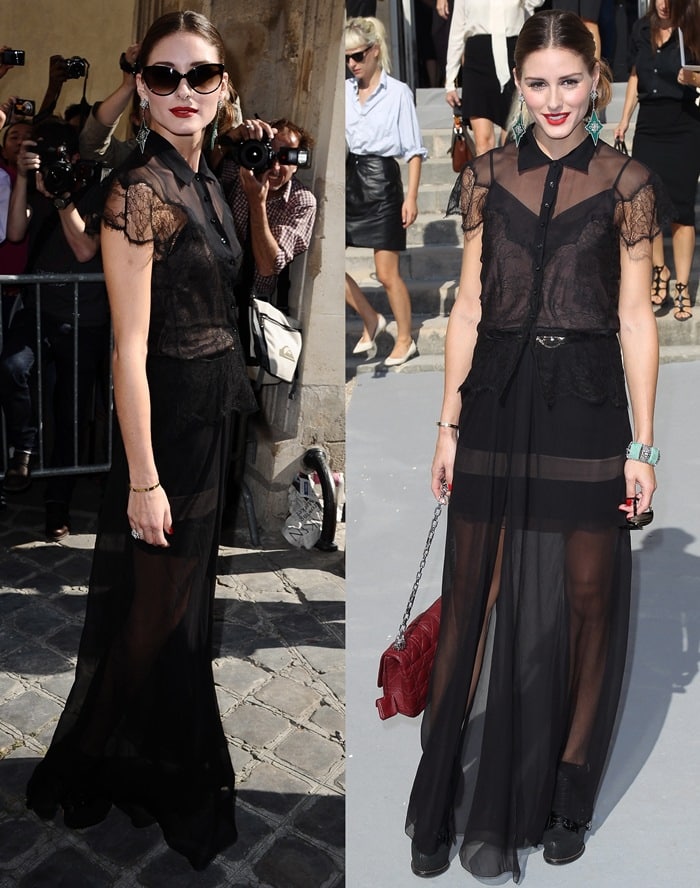 Olivia Palermo was the epitome of chic in her head-to-toe Christian Dior ensemble