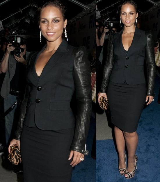 Alicia Keys attends the screening of 'Five' with Jennifer Aniston and Demi Moore at Skylight Soho in New York City on September 26, 2011