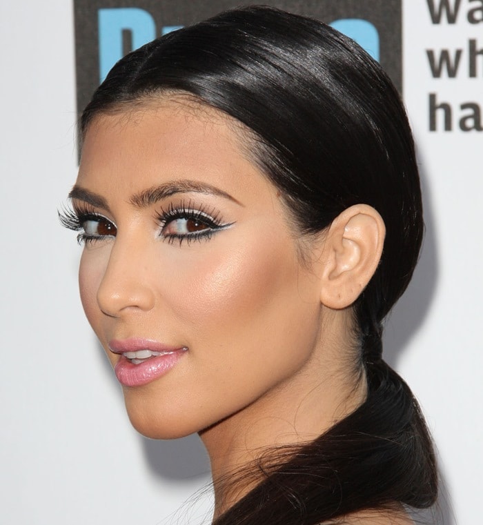 Kim Kardashian's gorgeous brown eyes
