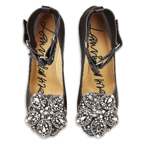 Black Crystal-Embellished Lanvin 'Tyrone' Pumps