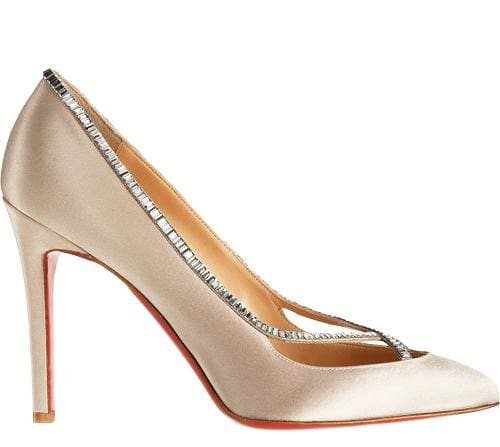 Christian Louboutin Super Vic 100 Crystal Embellished Pumps