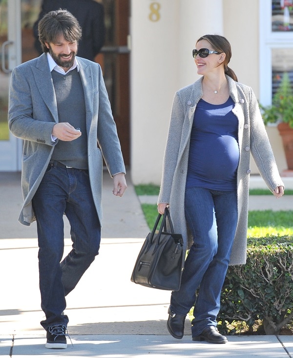 Jennifer Garner, visibly pregnant, and Ben Affleck spotted during a routine visit to a Santa Monica doctor's office, showcasing their commitment to family and parenthood