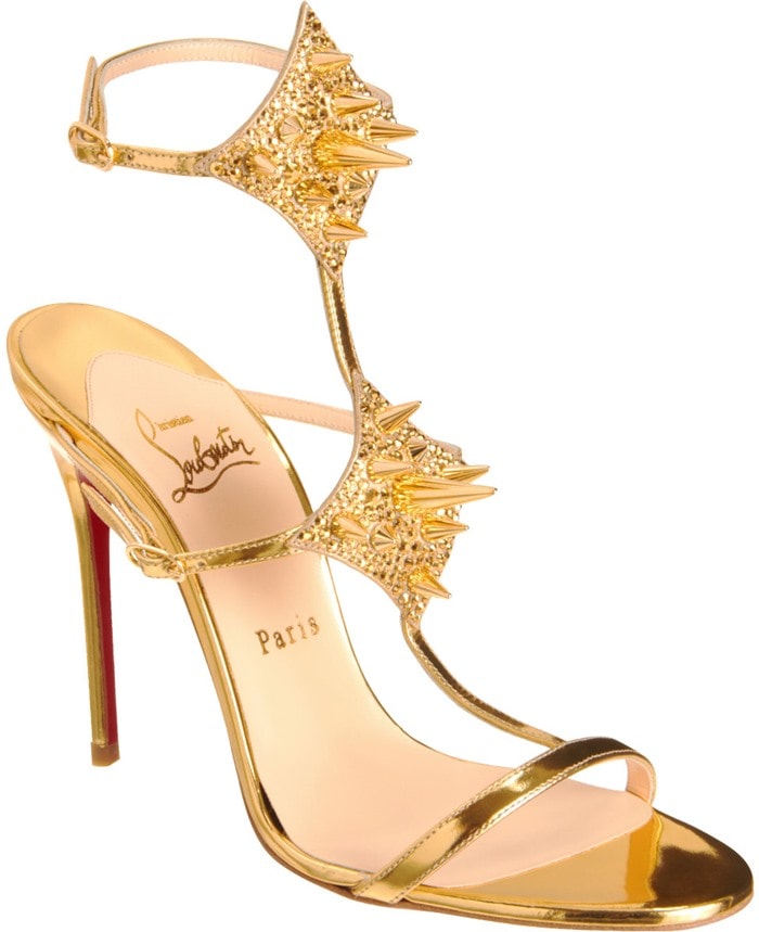 Christian Louboutin Gold Lady Max