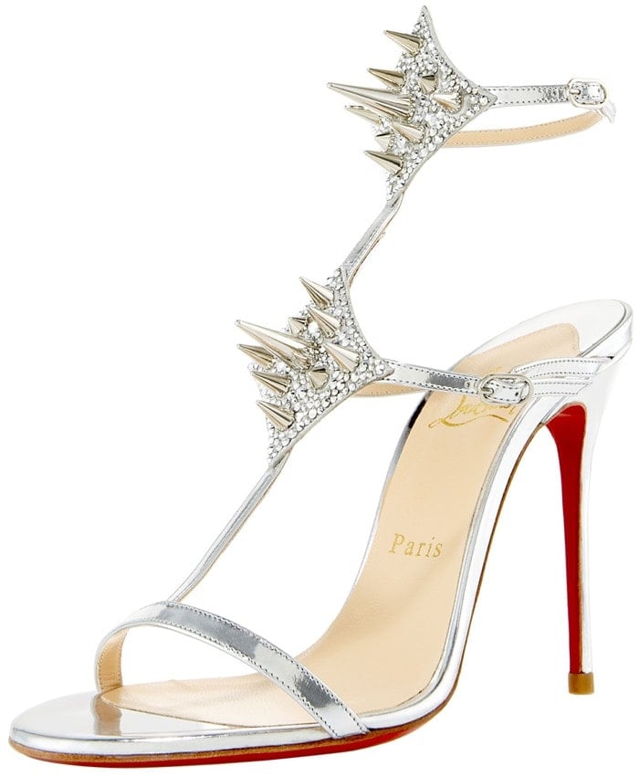 Christian Louboutin Lady Max Spike T-strap Sandal