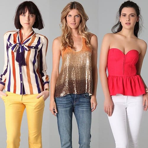 Elegant tops meet casual jeans for a chic combo