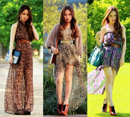 Chloe Ting of Chloe's Addiction and her many stylish looks