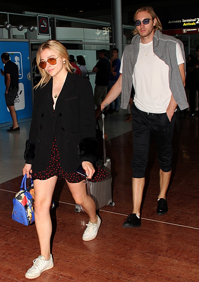 Chloe Grace Moretz and her brother Trevor Duke-Moretz