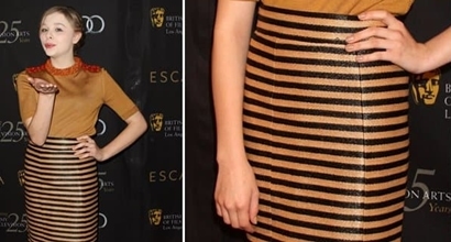 Chloë Grace Moretz flaunts her legs the 2012 National Board of Review Awards Gala