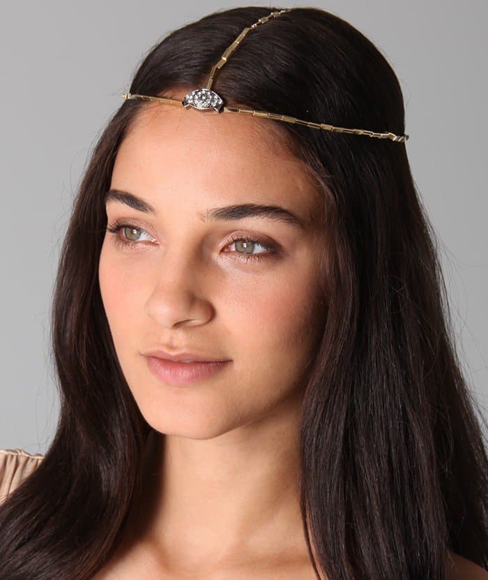 House of Harlow 1960 3 Strand Evil Eye Headpiece