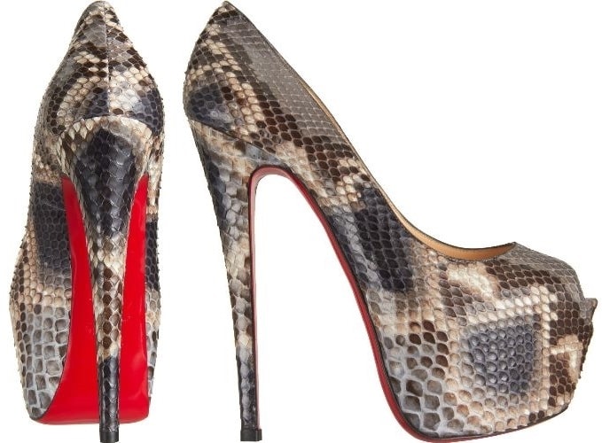 Christian Louboutin 'Highness' Heels in Python