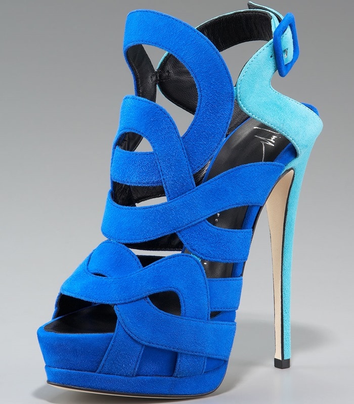 Giuseppe Zanotti Two-Tone Swirl Sandals