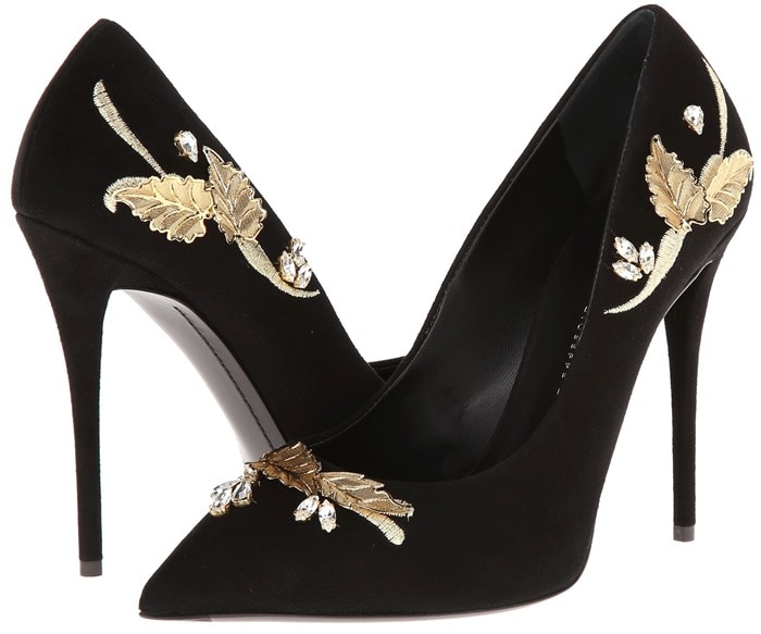Black Embellished Giuseppe Zanotti Pumps
