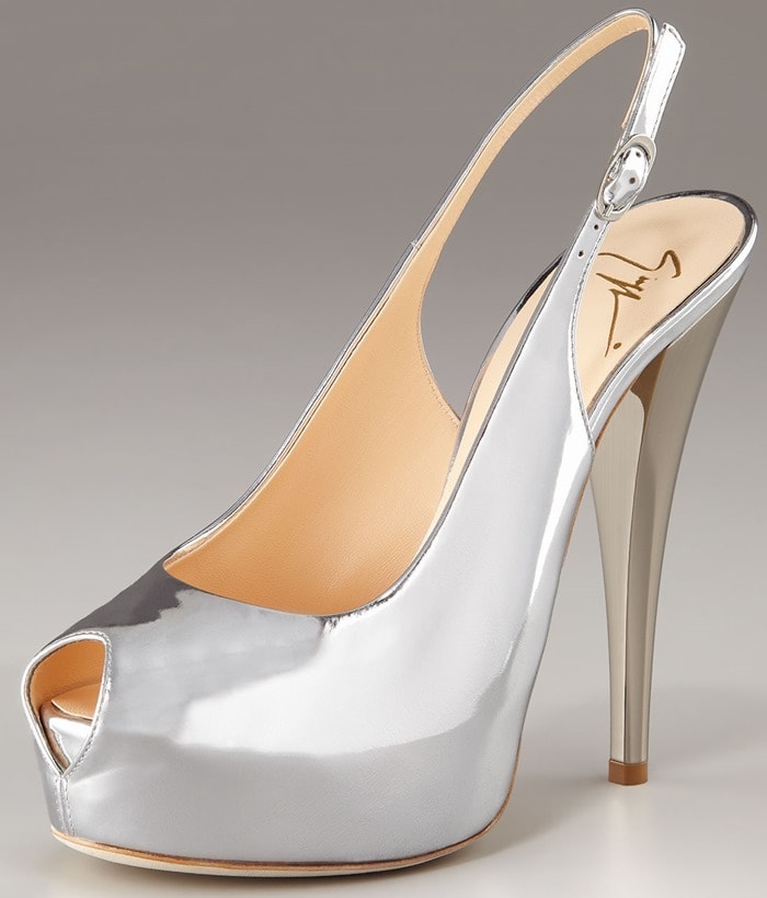 Giuseppe Zanotti Metallic Slingback Pumps