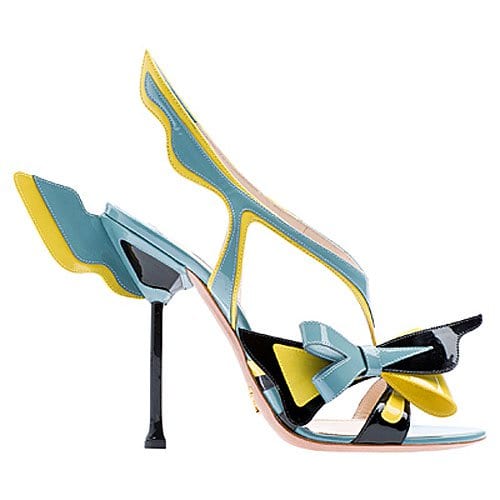 Prada flame bow sandal