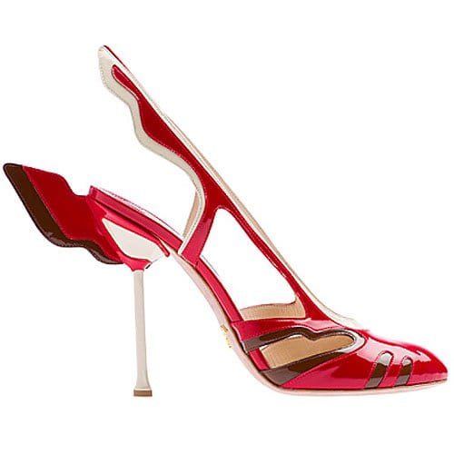 Prada flame pump