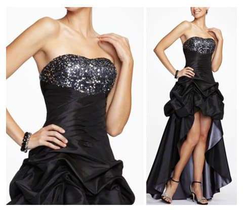 Strapless Sequin Gown