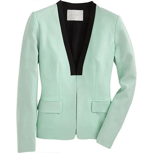 A.L.C. 'Zoe' Blazer Jacket in Mint Green