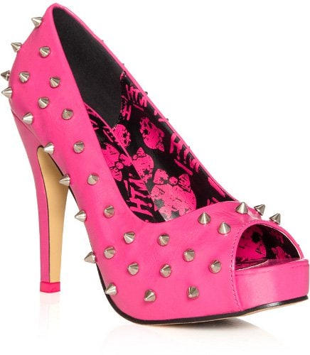 Abbey Dawn WTH Pumps in Fuchsia