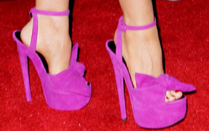 Carmen Electra wore the same shoes that we've previously spotted on Katy Perry