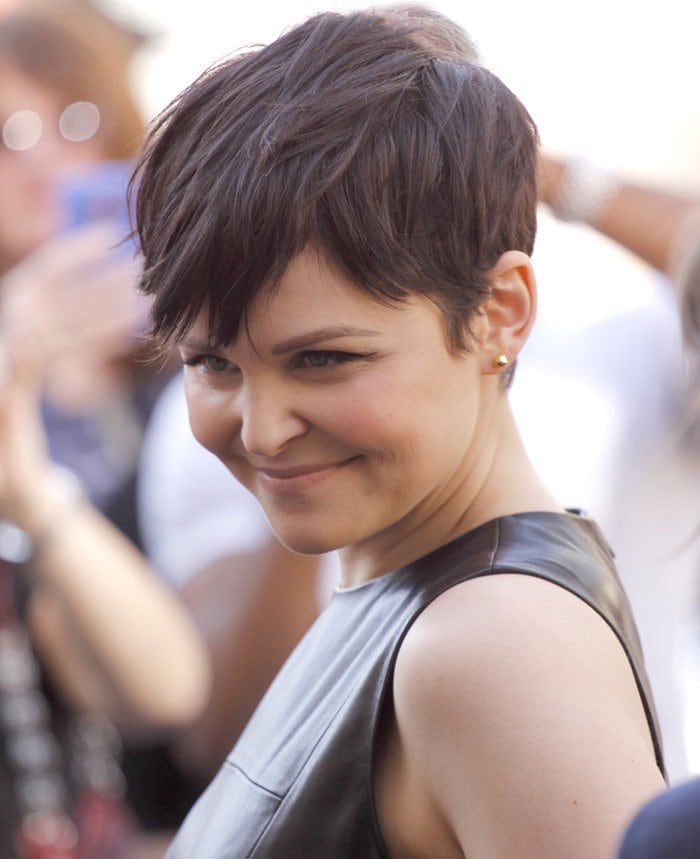 Ginnifer Goodwin arrives at The Grove to appear on the Hollywood program "Extra"