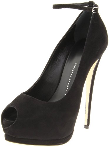 Black Peep-Toe Giuseppe Zanotti Pumps