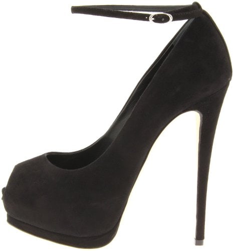 Black Peep-Toe Giuseppe Zanotti Pumps