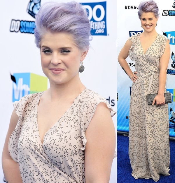 Kelly Osbourne with lavender hair at the DoSomething.org and VH1's 2012 Do Something Awards 2012