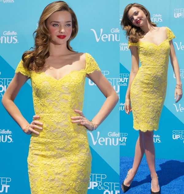 Miranda Kerr kicks off the 'Gillette Venus Step Up & Step Out' Summer Tour
