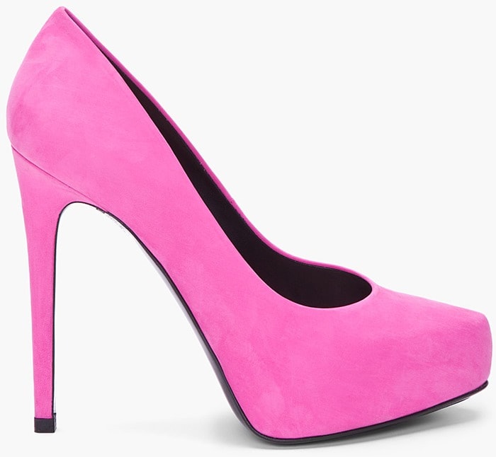 Barbara Bui Pink Suede Pumps