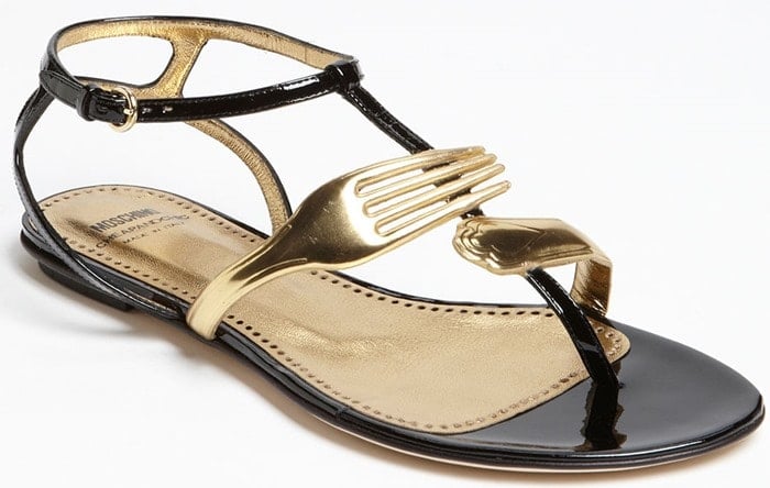Moschino Cheap & Chic Utensil sandals