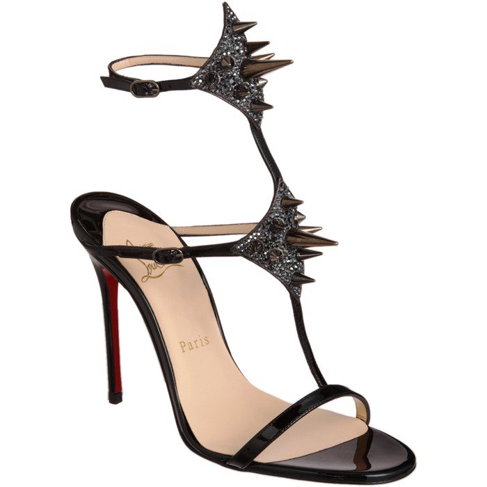 Christian Louboutin 'Lady' Max Spike T-Strap Sandal