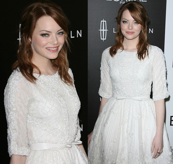 Emma Stone at the 5th Annual ESSENCE Black Women In Hollywood Luncheon held at Beverly Hills Hotel on February 23, 2012