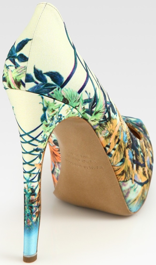 Nicholas Kirkwood 'Harmony' Pumps in Tropical Bird Print