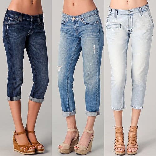 DO: more form-fitting boyfriend jeans with narrower leg cuffs