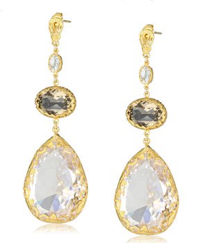 Azaara Romantic Shahrzad Teardrop Earrings