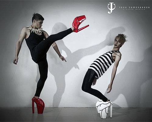 Joco Comendador 'Königin' platforms, his tribute to the Alexander McQueen armadillo shoes