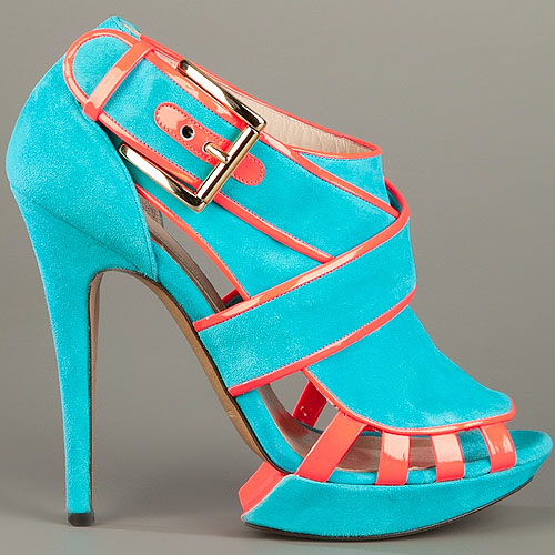 Nicholas Kirkwood 'Cage' platform booties