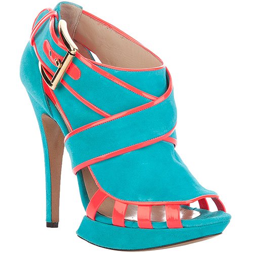 Nicholas Kirkwood 'Cage' platform booties