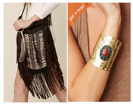 Spell Tassel Bag and Samanca Jewelry Kels Gold Cuff