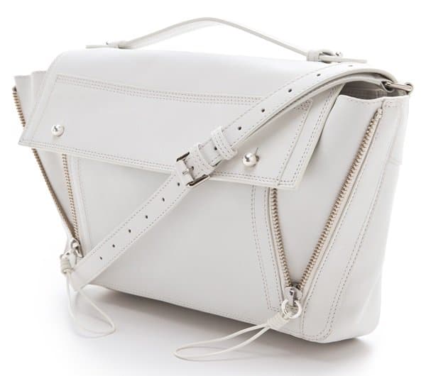 3.1 Phillip Lim Pashli Messenger Bag in White