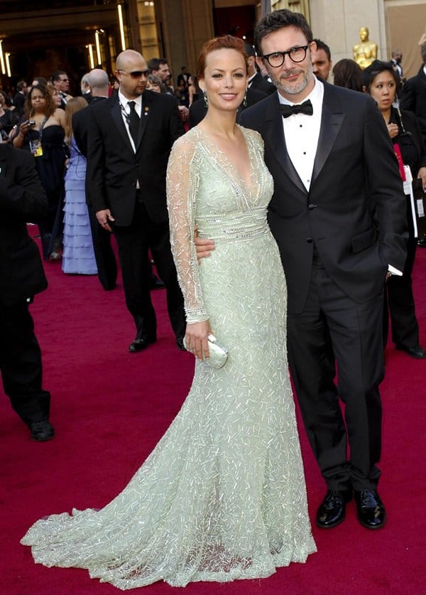 Berenice Bejo and her husband Michel Hazanavicius at the 84th Annual Academy Awards (Oscars)