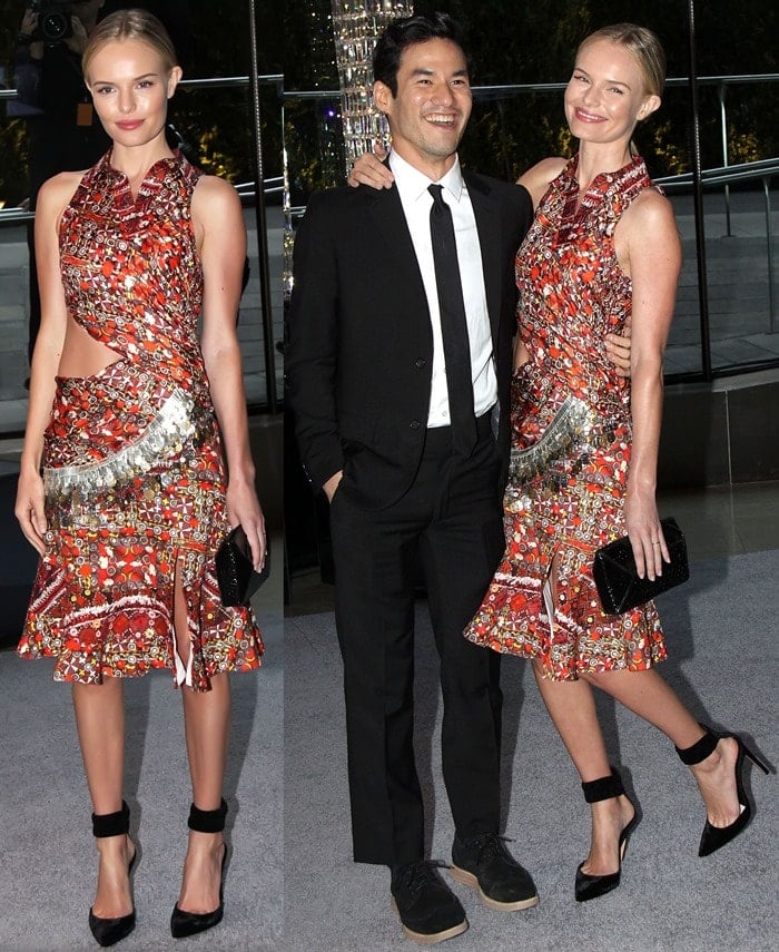 Joseph Altuzarra and Kate Bosworth at the 2012 CFDA Fashion Awards