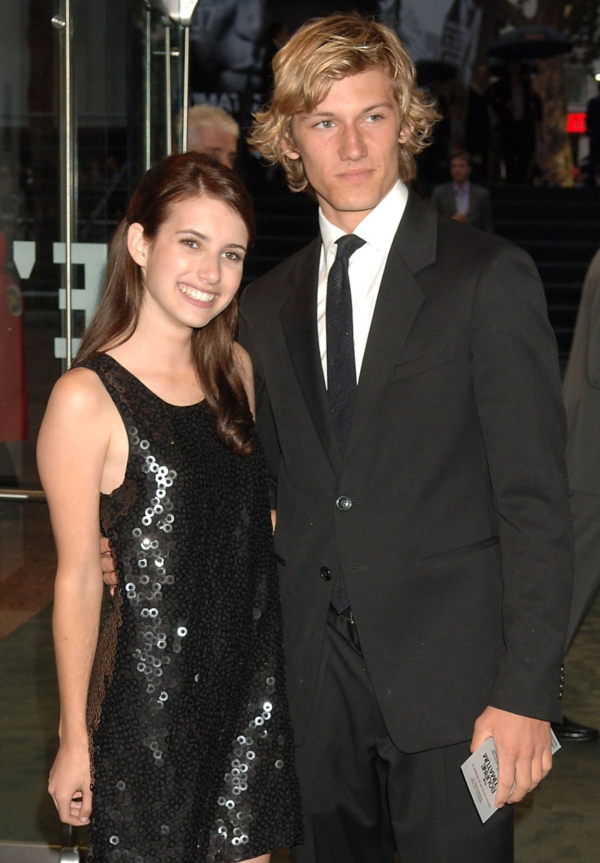 Emma Roberts and Alex Pettyfer met in June 2007 on the set of Wild Child and dated for about a year